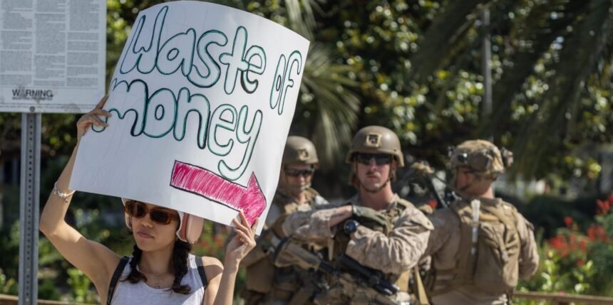 Thousands of Federal Troops in LA Spent 40 Days Doing Nothing