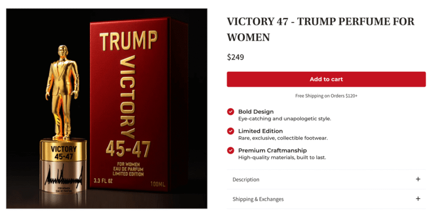 Trump’s New Perfume Has Strong Notes of Graft